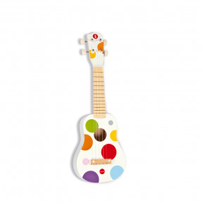 Janod Confetti Children's Wood Guitar - Ages 3+ - J07598